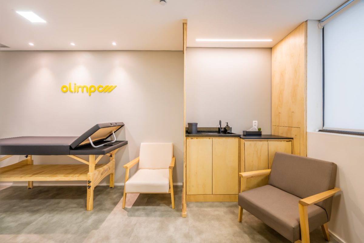 Sala para check-up esportivo na Olimpo