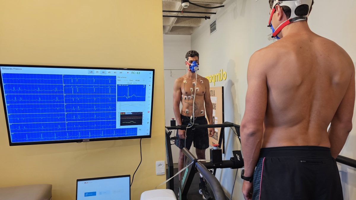atleta fazendo check-up esportivo