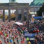 alguns atletas fazem sua primeira maratona na Maratona de Berlim
